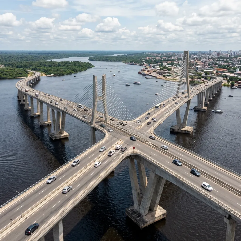 Ponte Itapirapuã Paulista em estrutura de concreto